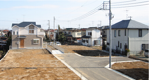 分譲住宅、分譲マンション、分譲宅地の企画及び管理